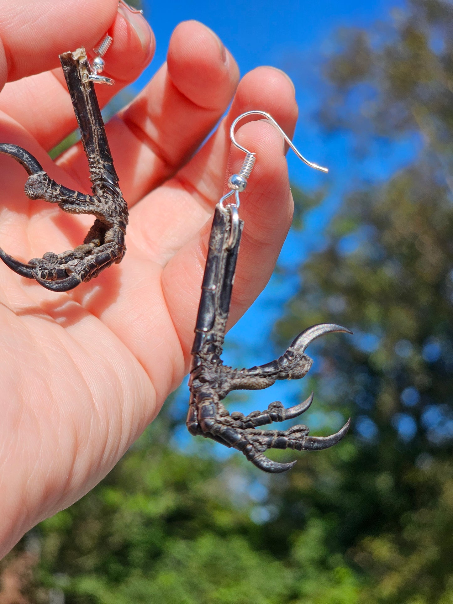 Øreringe kragefødder