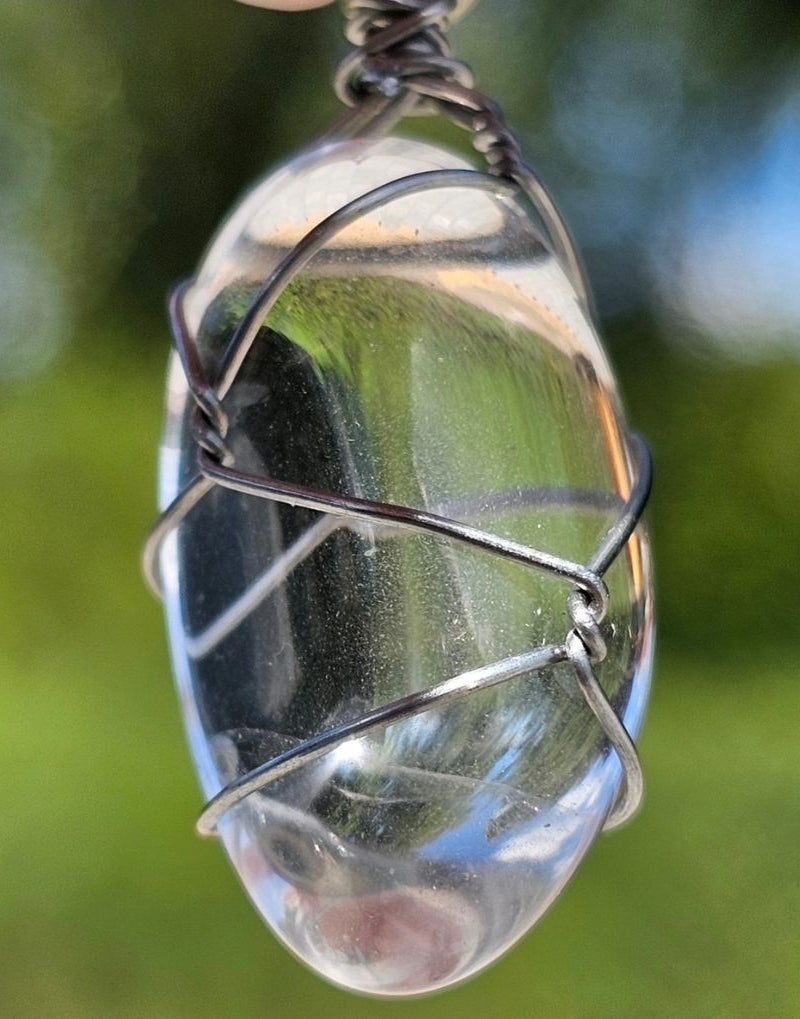 Bjergkrystal AA kvalitet.
Håndflettet🧙♀️