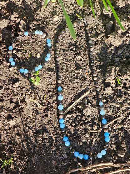 Indre fred og beskyttelse smykkesæt.