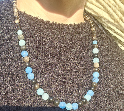 Indre fred og beskyttelse smykkesæt.